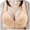 Beige, variant on DuoJiaJ Bras for Women Wireless Bras with Support Front Closure Seamless Bra Push Up Comfy Bra Beige