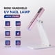 thumbnail image 2 of Lámpara de Uñas AIRSEE UV Inalámbrica con Pantalla LCD para Uñas de Gel Rosa, 2 of 7