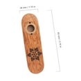 thumbnail image 4 of Flauta Kazoo Profesional Mini Instrumento Viento Caoba para Amantes La Música, 4 of 6