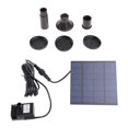 thumbnail image 1 of Square Shaped Solar Water Pump Submersible Fountain Kits for Outdoor Pool Garden_Perfect Gift, 1 of 5
