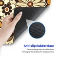 thumbnail image 5 of Flower Desk Mat,Large Gaming Keyboard Mouse Pad,Non-Slip Rubber Base Desk Pad Thick Stitched Edges Waterproof Mousepad, 5 of 6
