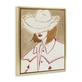 thumbnail image 3 of Stupell Industries Contemporary Western Fashion Woman Gold Floating Frame Canvas Art, 25 x 31, by Grace Popp, 3 of 8