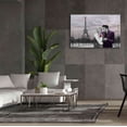 thumbnail image 6 of Epic Graffiti 'Paris Sunset In Snow' by Chris Consani, Canvas Wall Art, 60"x40", 6 of 8