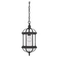 thumbnail image 2 of Kensington 1-Light Outdoor Hanging Lantern in Textured Black, 2 of 6