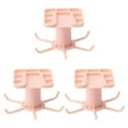 thumbnail image 4 of Bewildely Gancho giratorio autoadhesivo sin perforaciones con 6 ganchos, lazos, perchas para bolsas, estante de cocina para ropa, bolso, llaves, Type3 NO3, 4 of 6