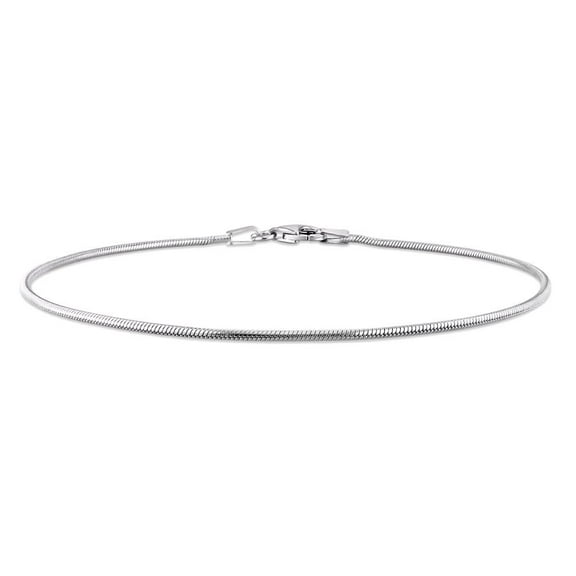 AMOUR Snake Chain Bracelet In Sterling Silver