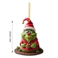thumbnail image 3 of Stole Acrylic Pendant Tree Decoration  1PC Decoration How The Stole With Present Ornament, 3 of 5