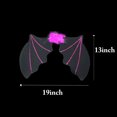 thumbnail image 2 of Ensemble de Costume d'Halloween 4 Pcs Citrouille de Mode Bat Cosplay Costumes de Fête pour Enfants, 2 of 6