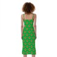 thumbnail image 2 of Mardi Gras Star Pattern Print Slim Fit Midi Cami Dress, Mardi Gras Fashion Summer Maxi Sexy Casual Dress For Women, 2 of 4