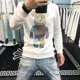 thumbnail image 4 of Sudadera blanca ajustada con gráfico para hombre, ropa de cuello redondo, sudaderas para hombre, ofertas al por mayor, sudaderas sin capucha emo, 4 of 4