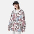thumbnail image 3 of Vsdgher Sweat à Capuche Imprimé Floral Abstrait pour Hommes Femmes, Manches Longues Protection Solaire Pêche Course Natation-TTG, 3 of 7