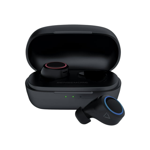Creative Sensemore Air - Écouteurs Sans Fil avec Micro - Intra-Auriculaires - Bluetooth - Annulation active du Bruit - Noir