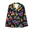 thumbnail image 3 of Tnhcen Women Cozy 2 Piece Pjs Long-Sleeved Button Front Pajama Set Pockets Home Clothes, 3 of 5