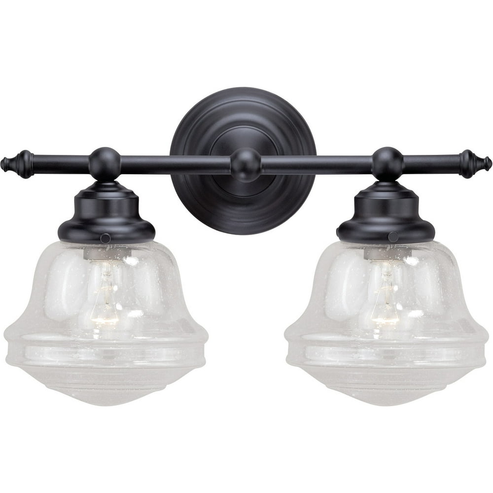 Bathroom Vanity 2 Light Fixtures With Oil Rubbed Bronze Finish Steel