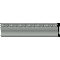 Ekena Millwork 2 1/4"H x 1/2"P x 94 1/2"L Federal Chair Rail (2-Pack)