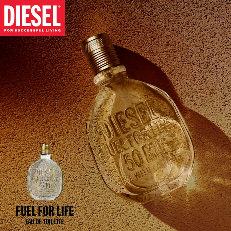 DIESEL FUEL FOR LIFE 15ML ディーゼル Free Shipping! Diesel Fuel for Life Eau de Toilette Spray Men 1.7