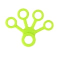 thumbnail image 1 of Hearth & Gear Five Finger Silicone Tension Finger Trainer Tension Training Hand Strength Silicone Tension Rope Grip Yoga Handstand Assist Cork Rubber Gasket Material B Mat Yoga Props Yoga Stretch Ring, 1 of 5