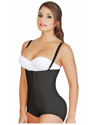 Faja Mujer Shapewear Lycra Nylon Braless Strapless Thong Type Corset  Colombiana Black at  Women's Clothing store: Therapeutic Skin Care  Products