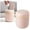 Pink-6.49x5.11 in, variant on WUJDF Small Covered Circular Trash Can, 6.5x5.1 Inch Desktop Mini Trash Can, Suitable for Narrow Spaces, Bathrooms, Laundry Rooms, Kitchens, Offices, Dormitories, Convenient for Family Use, 4 Colors