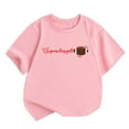 thumbnail image 1 of Blusas Elegantes Gibobby para Niñas Camiseta de Manga corta con estampado animados Rosa 7-8 Años, 1 of 4