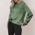 thumbnail image 2 of Bovemsi Womens Sweatshirts Solid Color Sweatshirt Tops Long Sleeves Casual Pullover Lightweight Loose Fall Fashion Outfits 2025 Clothes, 2 of 9