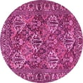 thumbnail image 1 of Ahgly Company Indoor Round Persian Pink Traditional Area Rugs, 8' Round, 1 of 4