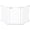 3pc white, variant on 3-Panel Folding Metal Dog Gate 75.6 In Freestanding Pet Gate with Walk-Through Door for Indoor and Outdoor Use White