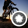 thumbnail image 2 of Roue de Vélo 130BCD 52T//56T/58T/ Alliage d'Aluminium Route Haute Résistance Chaîne Roue Chaîne - 56T, 2 of 8