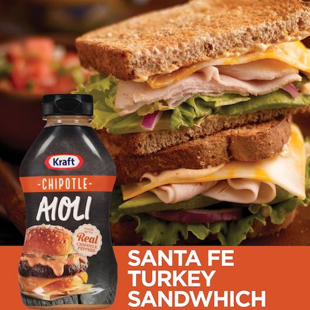 Kraft Chipotle Aioli Mayonnaise, 12 Fluid Ounce -- 8 per Case.
