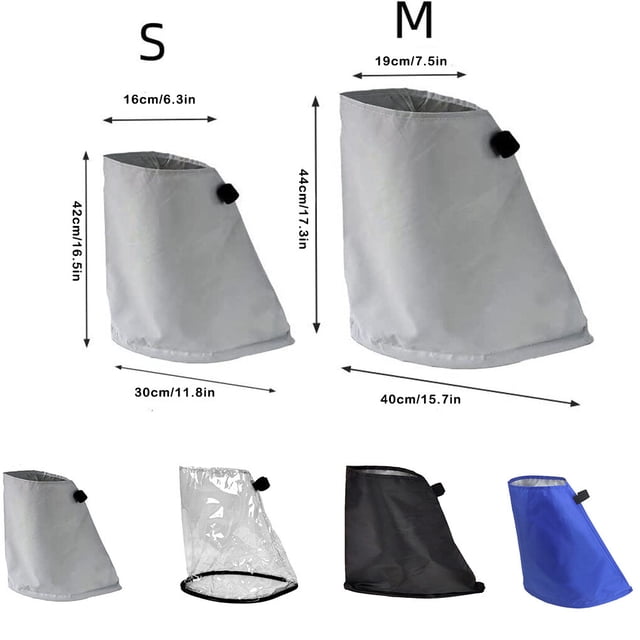 Car Charging EV Port Waterproof Cover Folding Rainproof Auto Dustproof Sunscreen Interface Adapter Plug 360° All-round Protector Transparent S