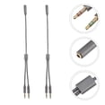 thumbnail image 2 of MasteelfCA 2 Pcs Creative MP3 Splitters Phone Splitters Bronzing Tablet Adopters (Grey), 2 of 8