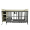 thumbnail image 3 of LiviNest Dog Cage with Storage: Modern Pet Crate Furniture for Small Apartments - Iron Frame & MDF Design with Wheels & Drawers for Medium Dogs, 3 of 6
