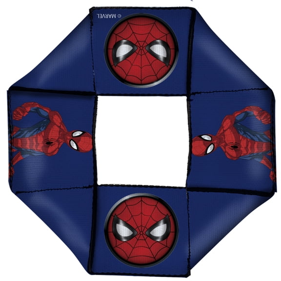 Dog Toy Octagon Flyer Spider Man Pose Spider Icon Blue