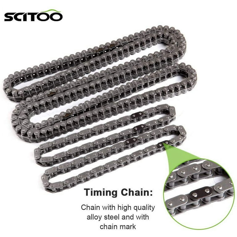 SCITOO Timing Chain Kit fits for 2002-2006 for Chrysler for Dodge Concorde  Intrepid Sebring 300 Stratus Magnum Charger 2.7L