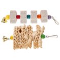 thumbnail image 2 of 2Pcs Pet Bird Parrots Toy Bite Resistant Teeth Grinding Chewing Hanging Stones, 2 of 9