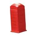 thumbnail image 3 of HILABEE 1/64 Miniature Scenes Realistic Painted Collectibles Layout Props Tiny Model Telephone Booth Red, 3 of 9