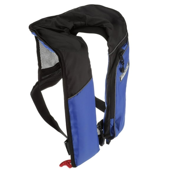 New Type V Inflatable Pfd seachoice 50-85840 Model 33g / 150N Man/Auto Blue/Black