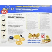 Brinsea Mini II EX Digital Humidity Controlled 7 Egg Incubator with Egg Turning & Temperature Alarm