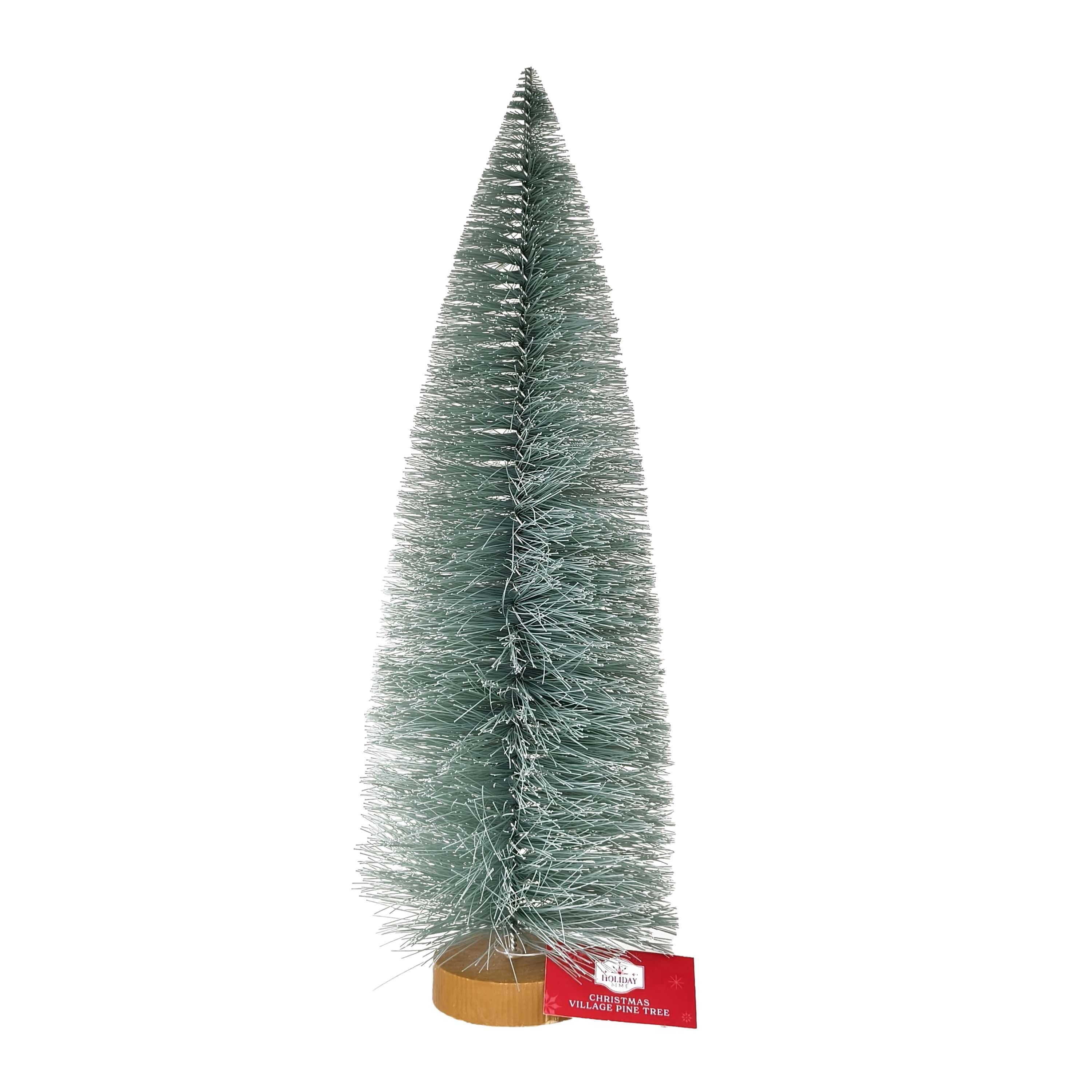 Christmas Village Pine Tree, Sage Green, 13", by Holiday Time