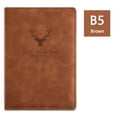 thumbnail image 2 of SagaSave PU Leather Notebook Lined Business Notebook with Deer Printing Thick Dawling Paper for Writing A5/B5, 2 of 6