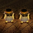 thumbnail image 2 of Cheapark Owl Solar Hanging Outdoor Lantern Light Hollowed Out Metal LED Design for Garden Patio Yard Waterproof Landscape Decorative Lighting, 2 of 6