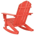 thumbnail image 3 of VidaXL Solid Print Fir Wood Outdoor Weather Resistant Rocking Chair, Blue, 3 of 43