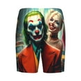 thumbnail image 5 of Harley Quinn Joker Film Men's Short Pajama Pants Lightweight Daily Lounge Shorts Bottoms Sleepwear Cozy Soft Home Pajama Pants Shorts, 5 of 9
