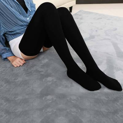 Vegetarian Womens Knee High Socks Winter Warm Boot Socks Tube Stockings