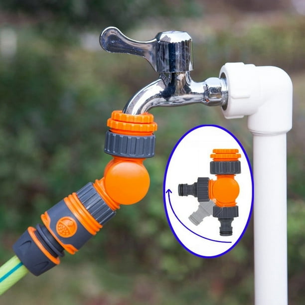 Xihbxyly Conector Universal para Grifo de Agua, Plástico Abs Duradero, Diseño Resistente a Las Heladas, Conecta Grifos de Cocina, Baño y Jardín, Fácil de Conectar a Mangueras, Versátil para Lavado y