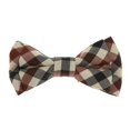 thumbnail image 4 of Kid Stretchble Y-back Suspender Plaid Bowtie Set Belt Unisex - # 2 Marrón Baoblaze Tirantes de corbatín para niños, 4 of 8