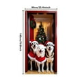 thumbnail image 3 of Christmas Party Decoration, Large Door Tapestry Cover for Indoor or Outdoor Holiday Festivities 90*180cm, 3 of 9