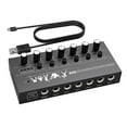 thumbnail image 3 of HILABEE Audio Mixer Portable Small DC5V Line Mixer for Microphone Keyboard Amplifier 6 Channel, 3 of 9