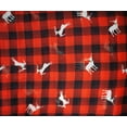 thumbnail image 5 of Soft Lightweight Sheer Fall Winter Christmas Infinity Scarf for Women, Cozy holiday Gift for Girls Teens Red Black Buffalo Plaid with Reindeer, 5 of 5