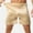 Beige, variant on Timoontee Mens Satin Shorts Lightweight Home Sleeping Shorts Loose Workout Shorts Summer Casual Shorts Solid Elastic Waist Shorts Red S